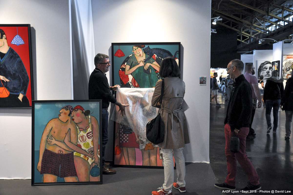 巴黎當(dāng)代藝術(shù)博覽會(huì)，art3f，藝術(shù)展會(huì)現(xiàn)場(chǎng)